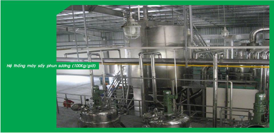 Công nghệ sản xuất cao khô bằng sấy phun sương hiện đại nhất Việt Nam(2)