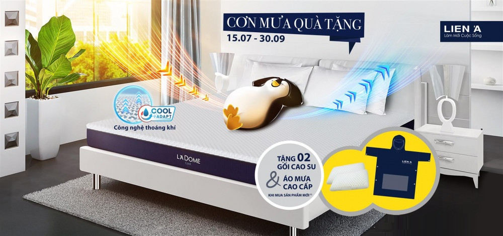 Báo giá nệm cao su Liên Á - Nệm cao su chất lượng, giá tốt