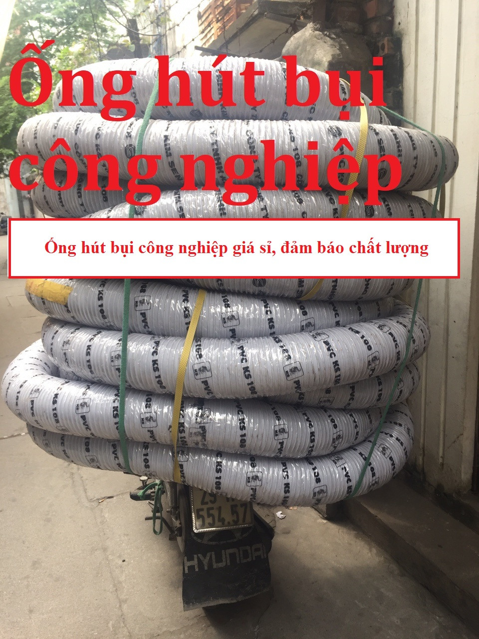 Kinh doanh ống hút bụi công nghiệp, ống hút khí nóng, ống thông gió, ống hút bụi gân nhựa