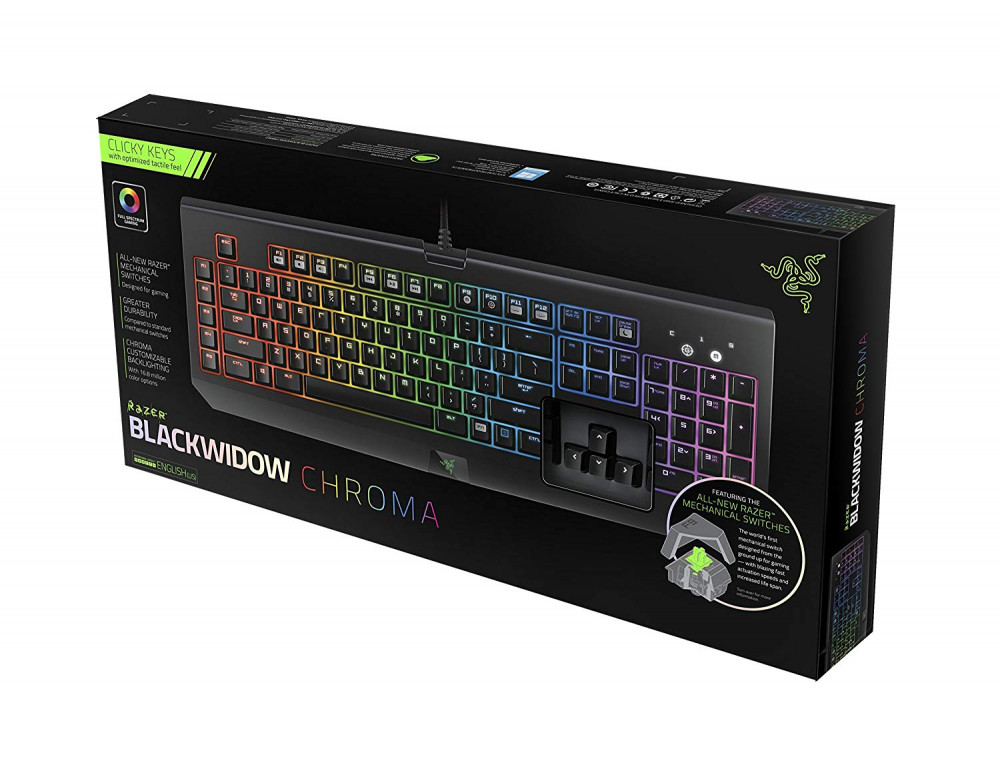 Phím cơ Razer BlackWidow Chroma - RGB -  Lựa chọn giá rẻ cho Game thủ