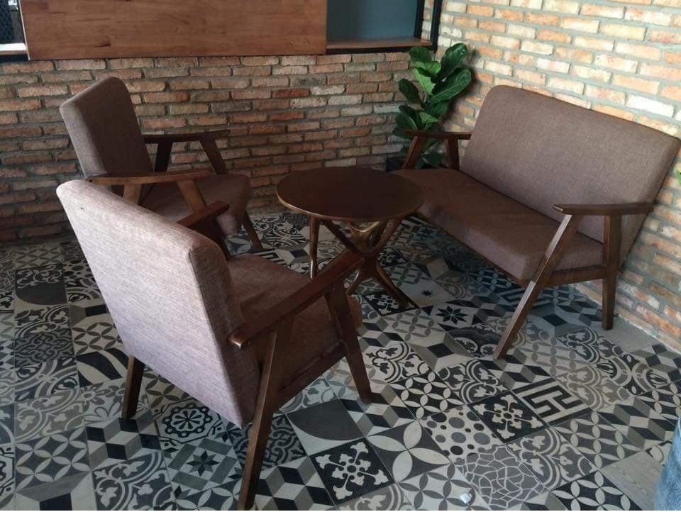 Cung cấp bộ bàn ghế sofa gỗ giá rẻ