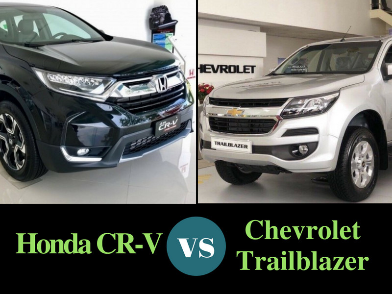 So sánh giá xe 7 chỗ Chevrolet Trailblazer và Honda CR-V 7 chỗ