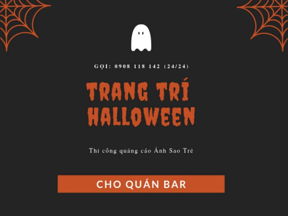 Dịch vụ trang trí Halloween quán bar TPHCM