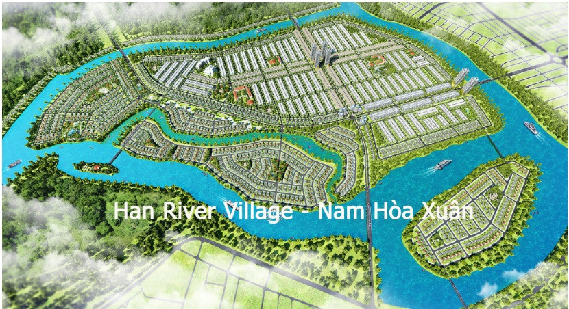 Bản đồ, khu vực và giá đất khu đô thị Nam Hòa Xuân Đà Nẵng