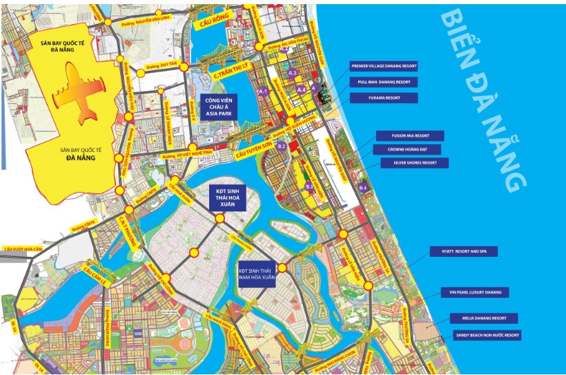 Bản đồ, khu vực và giá đất khu đô thị Nam Hòa Xuân Đà Nẵng(1)
