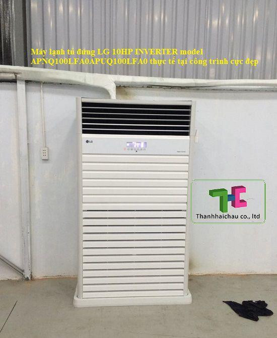Bán máy lạnh tủ đứng LG APUQ100LFA0 inverter 10hp giá sỉ rẻ nhất cho thầu công trình toàn miền Nam
