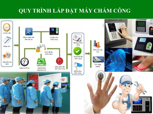 Phân phối máy chấm công vân tay giá tốt tại Quận 2