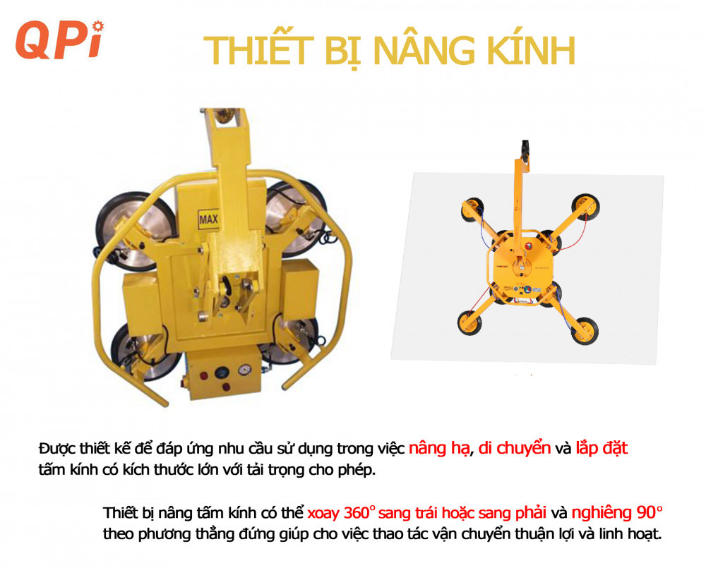 Kinh doanh thiết bị nâng kính chất lượng, giá rẻ