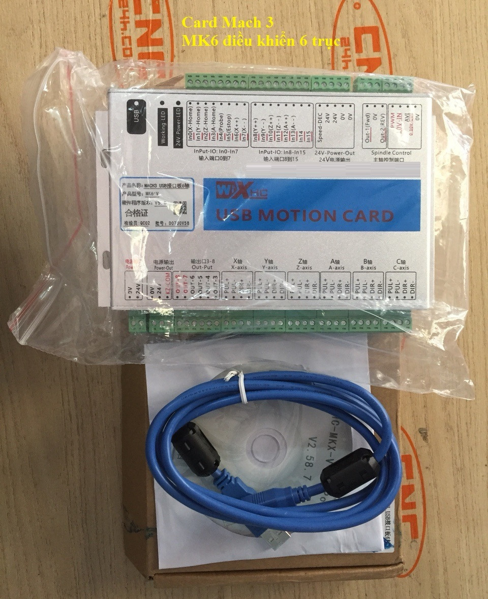 Cung cấp Card Mach 3 USB dùng cho máy CNC