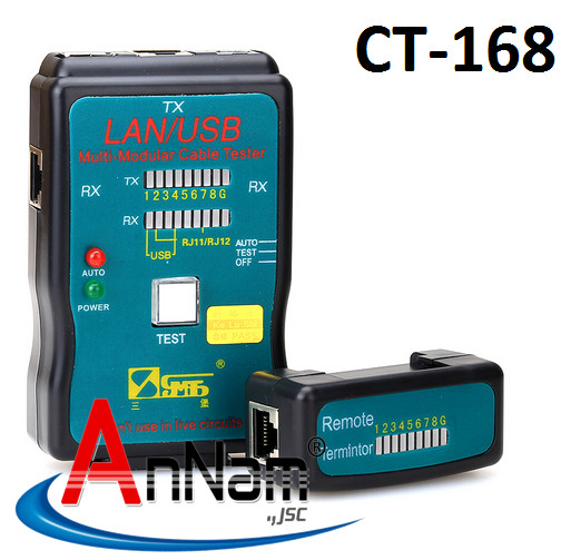 Máy test mạng nf-4868B đa năng test rj45 -rj11-bnv hãng Noyafa