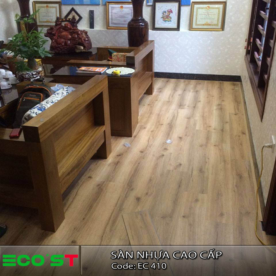 Sử dụng sàn nhựa ECO'ST SPC thay thế sàn truyền thống