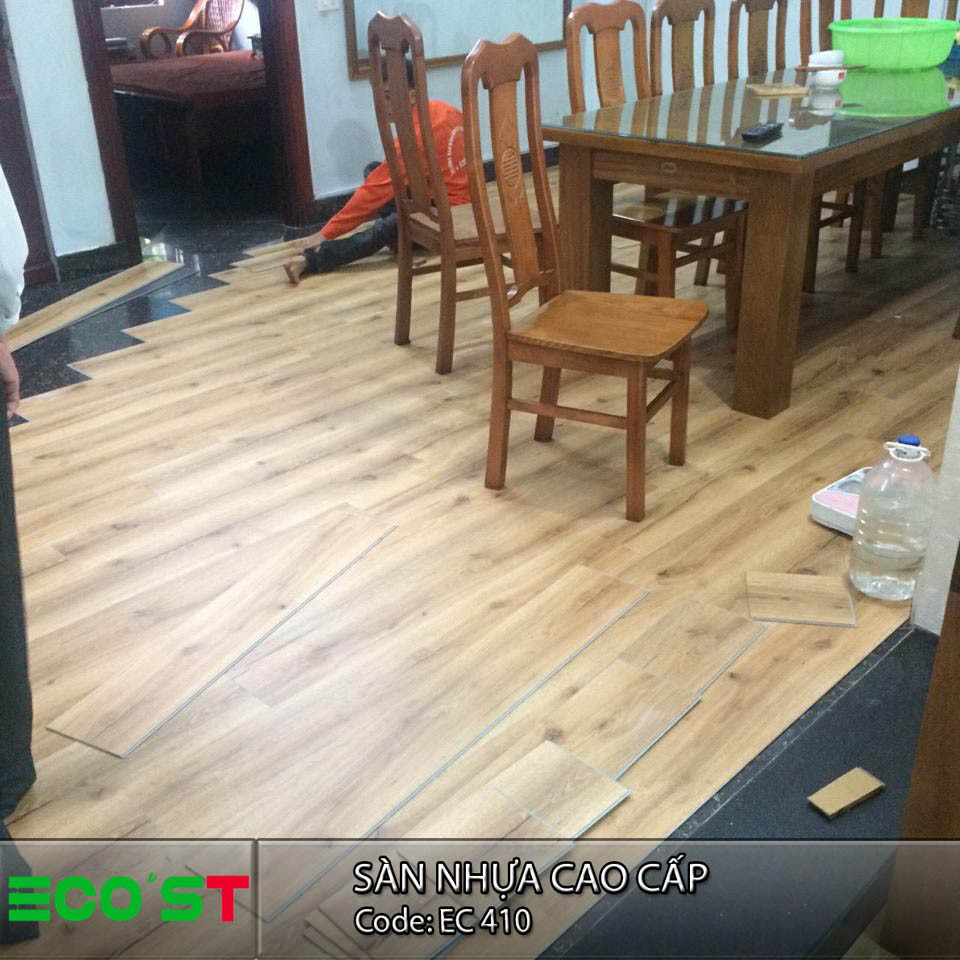 Sử dụng sàn nhựa ECO'ST SPC thay thế sàn truyền thống