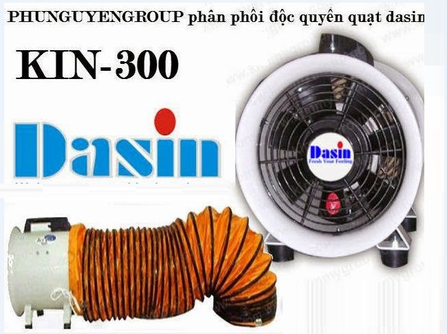 Quạt Dasin kin-300, Quạt hút di động Dasin kin-300 chất lượng