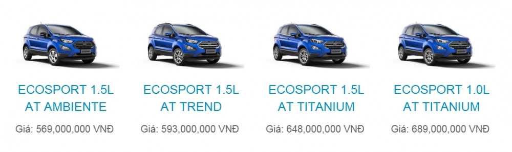 Mua bán xe Ford EcoSport 2018