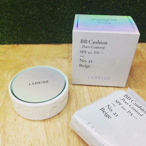 Phấn nước kiềm dầu và se khít lỗ chân lông Laneige BB Cushion Pore Control SPF 50+ PA+++ 15g 