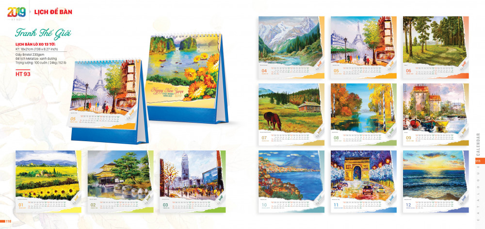 Mẫu lịch để bàn 2019 đẹp(2)
