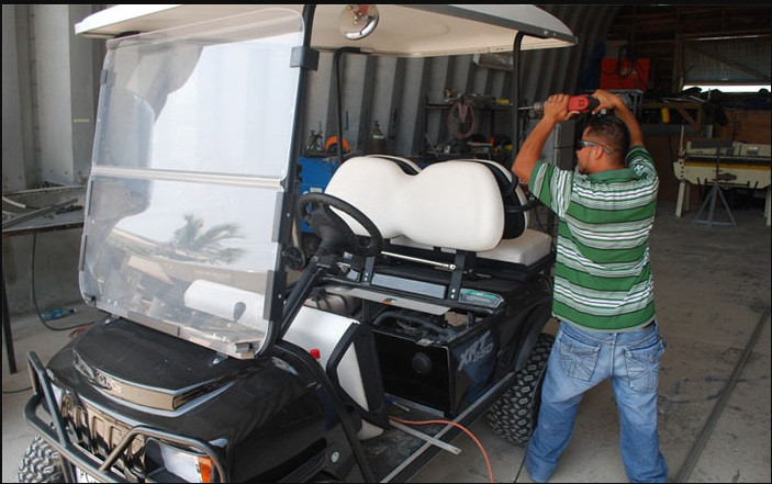 Hướng dẫn bảo dưỡng xe điện sân golf