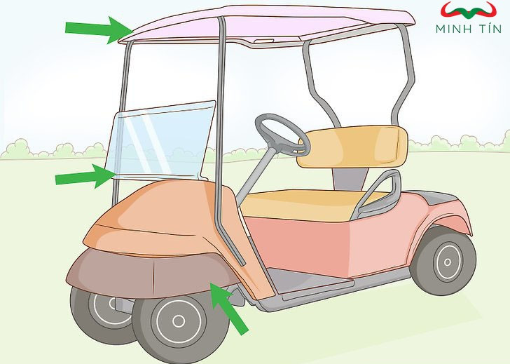 Hướng dẫn cách sơn xe điện sân golf