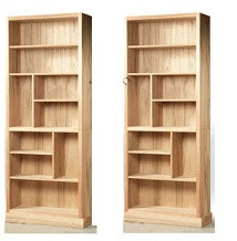 Mẫu thiết kế kệ gỗ ngăn phòng khách đẹp phong cách hiện đại