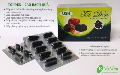 Tỏi đen cao bạch quả viên nang - Bảo vệ sức khỏe gia đình bạn