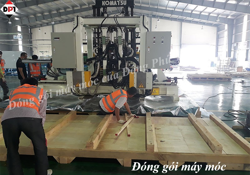 Đóng gói máy móc xuất khẩu chuyên nghiệp, an toàn