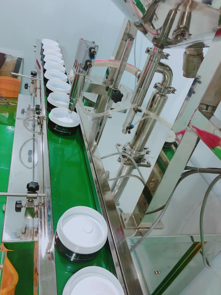 Quy trình sản xuất mỹ phẩm Herby - Alma tại nhà máy