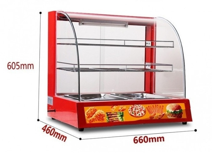Ưu điểm của tủ giữ nóng trưng bày thực phẩm trong nhà hàng