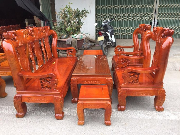 Mẫu bàn ghế phòng khách Minh Quốc Đào gỗ xoan ta(6)