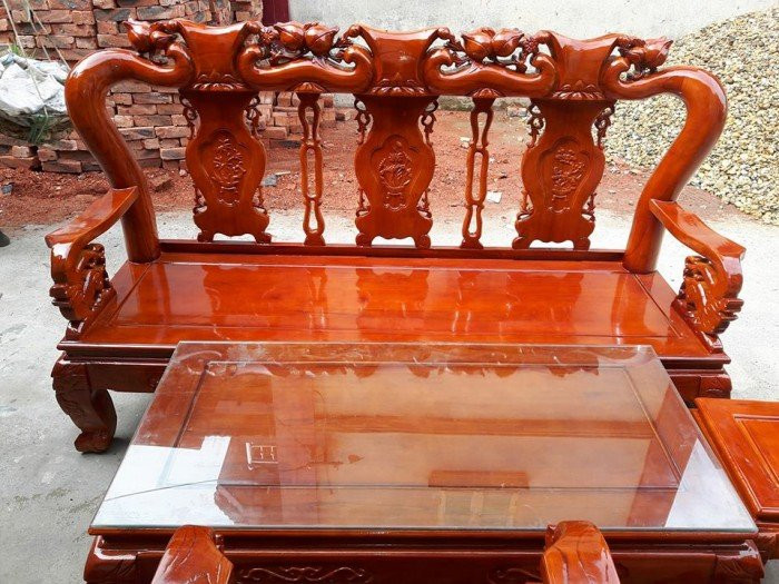 Mẫu bàn ghế phòng khách Minh Quốc Đào gỗ xoan ta(13)