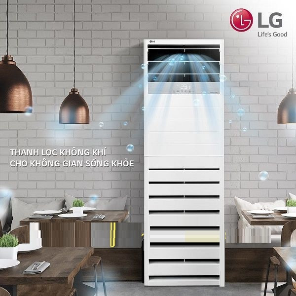 Lắp đặt máy lạnh tủ đứng LG Inverter giá ưu đãi