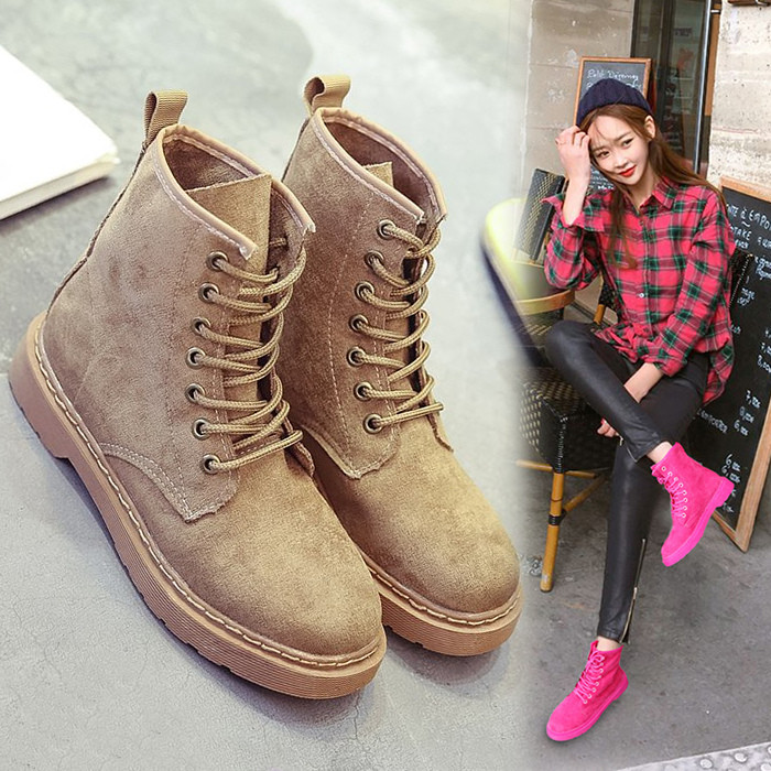Mua giày bốt da nữ Ulzzang mới nhất 2019 được giảm 50k!