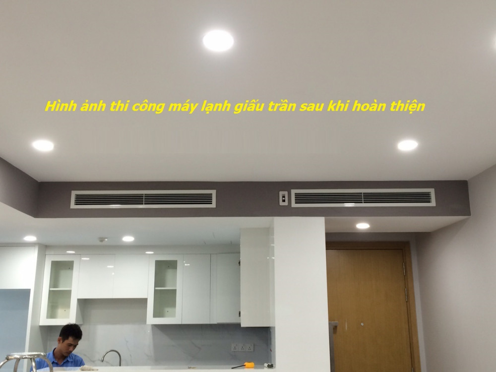Chuyên nhận thi công máy lạnh âm trần Daikin nối ống gió cho biệt thự, căn hộ sang trọng tại quận 2, quận 7