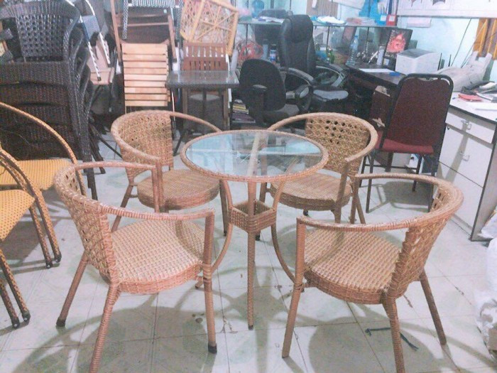 Mẫu bàn ghế giả mây đẹp(6)