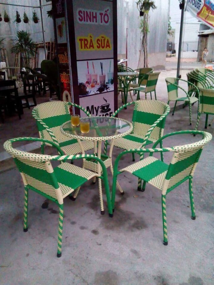 Mẫu bàn ghế giả mây đẹp(14)