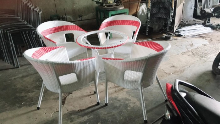 Mẫu bàn ghế giả mây đẹp(15)