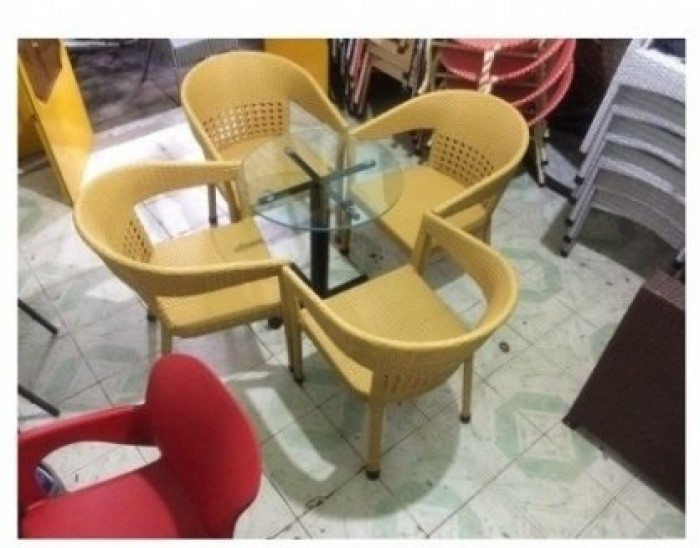 Mẫu bàn ghế giả mây đẹp(20)