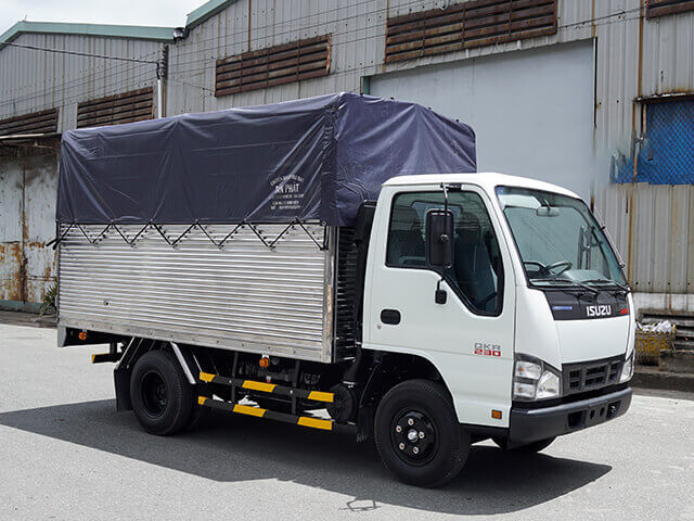 Giá xe tải Isuzu 1.4 tấn thùng mui bạt(4)