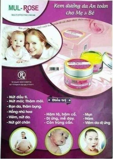 Hướng dẫn sử dụng kem Mul Rose(3)