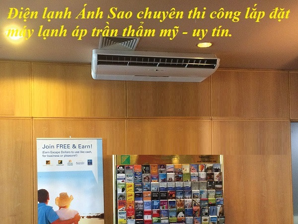 Nhận thi công máy lạnh áp trần Toshiba chuyên nghiệp - Lắp đặt giá trọn gói giá rẻ