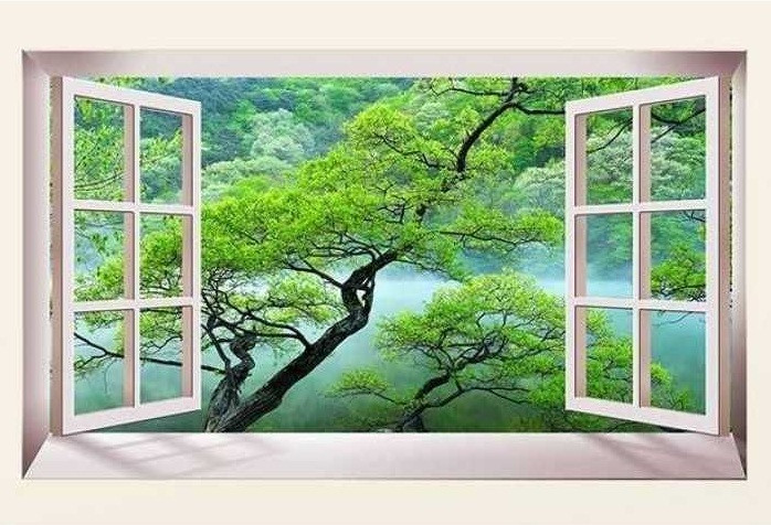 Mẫu tranh dán tường đẹp được nhiều người yêu thích