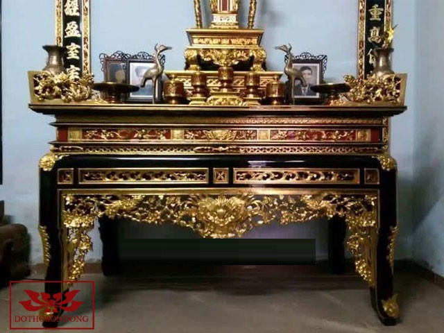 Địa chỉ bán án gian thờ gỗ gụ chạm khắc theo yêu cầu