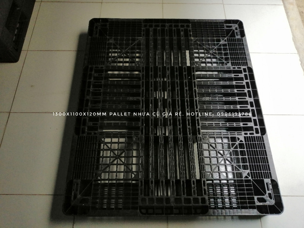 kích thước pallet nhựa cũ 1300x1100x120mm