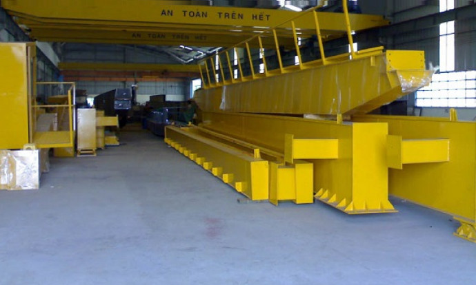 Thiết kế - Sản xuất - Lắp đặt trọn bộ cầu trục dầm đơn, cẩu trục nhà xưởng, cẩu trục cảng, cẩu tháp xây dựng