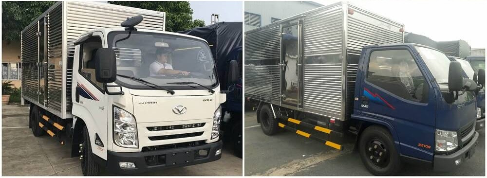 So sánh xe tải 2.5 tấn Hyundai iz49 và Hyundai iz65 về ngoại thất 