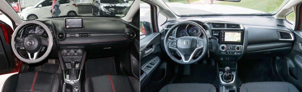 So sánh xe Mazda 2 Hatchback và Honda Jazz 2018 - Nên mua dòng xe nào?