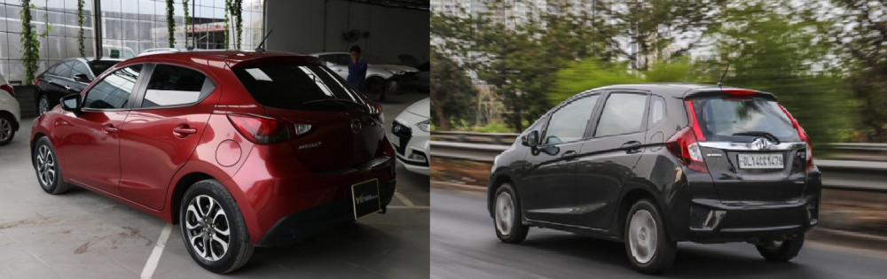 So sánh xe Mazda 2 Hatchback và Honda Jazz 2018 - Nên mua dòng xe nào?