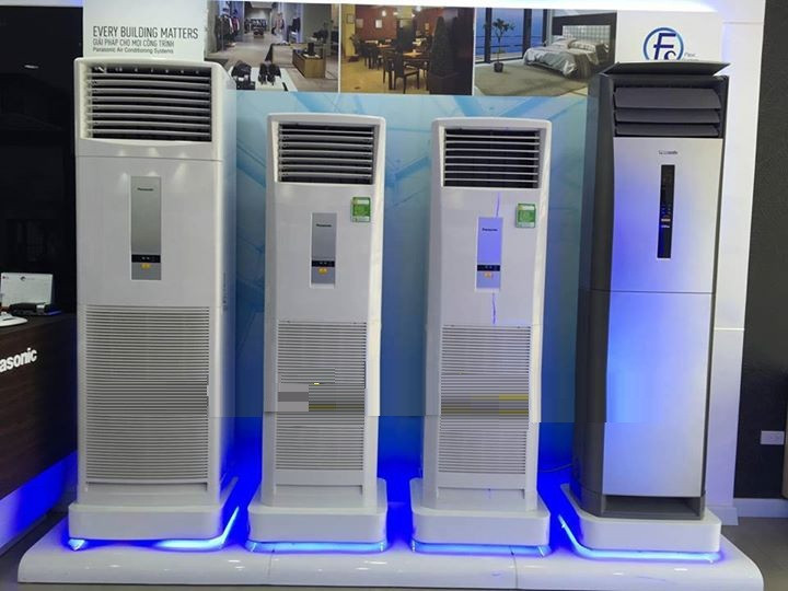 Khảo sát - Lắp đặt máy lạnh tủ đứng Panasonic CU/CS-C18FFH thẩm mỹ, sang trọng