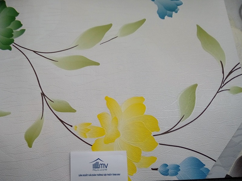 Vải dán tường phòng khách đẹp