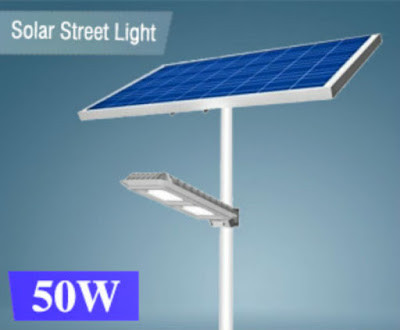 Đèn đường năng lượng mặt trời STU-50W