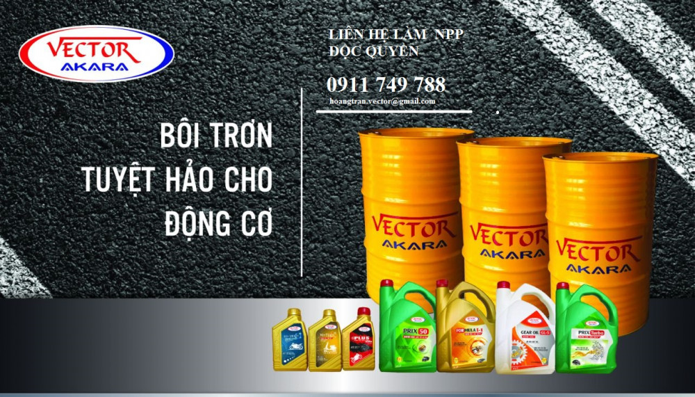 phân phối độc quyền dầu bôi trơn tuyệt hảo cho động cơ